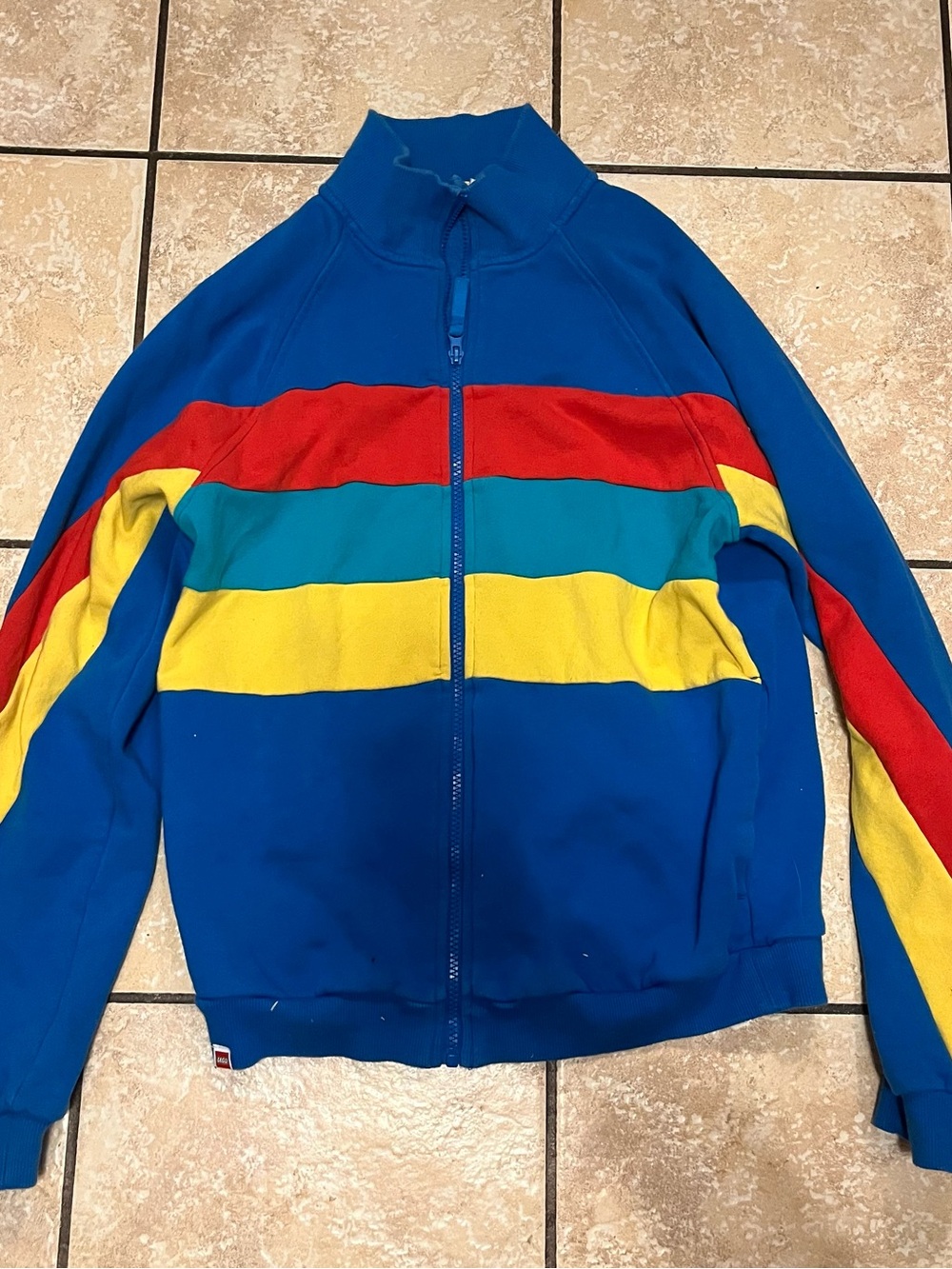 Lego x Target Men's Rainbow Zipper Track Jacket Size Small